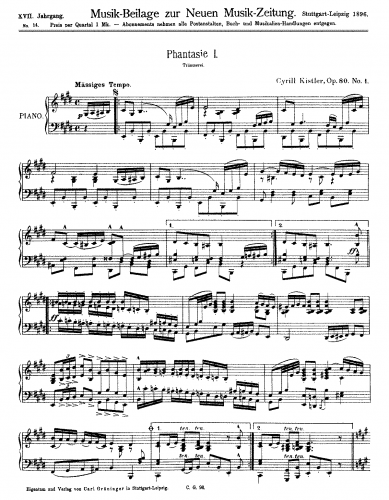 Kistler - Piano Pieces