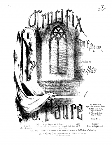 Faure - Crucifix - For Voice, Piano and Organ (Faure)