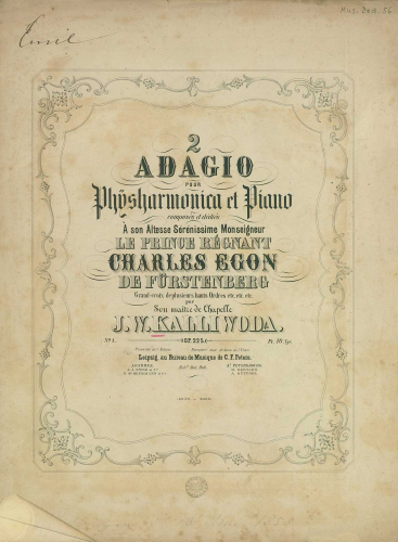 Kalliwoda - 2 Adagios - Adagio No. 1