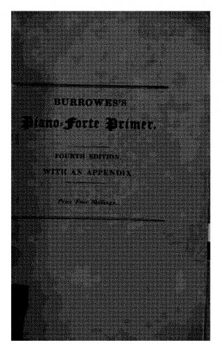Burrowes - The Pianoforte Primer - Complete Book