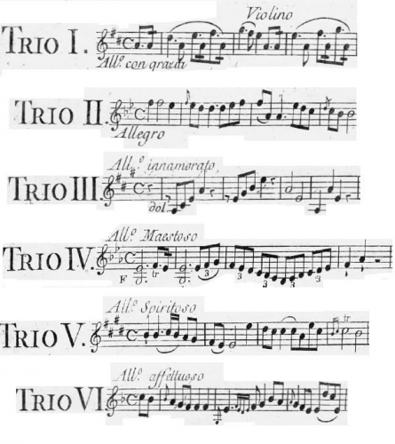 Cambini - Six trios pour Violon alto et basse composés par M. Cambini, ?uvre 40