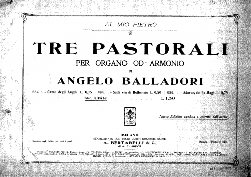 Balladori - Marcia Italica - Score