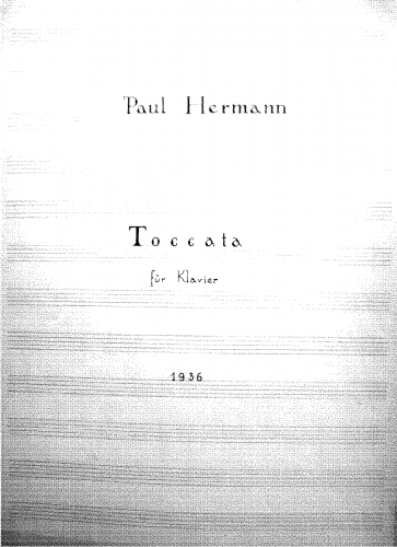 Hermann - Toccata - Score