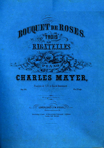Mayer - Bouquet de Roses, Op. 311 - Score
