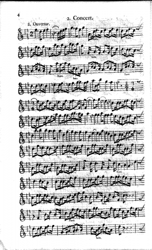 Schieferdecker - Musicalisches Concert No. 2