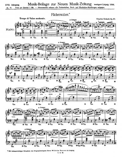 Behr - Valse mélancolique - Score