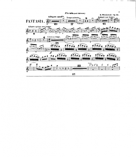 Wieniawski - Fantasia on Themes from Gounod's 'Faust'