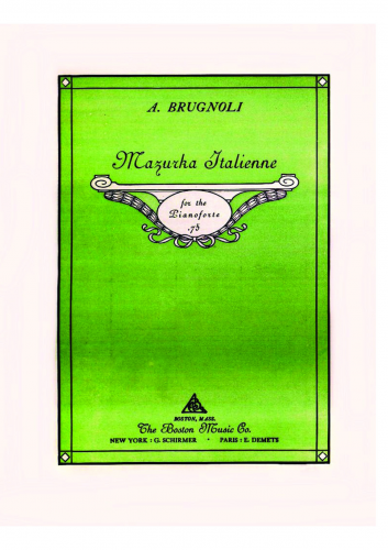 Brugnoli - Mazurka Italienne - Score