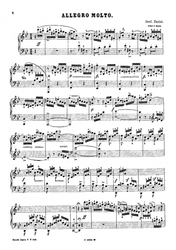 Turrini - Allegro molto - Score