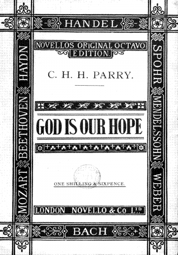 Parry - God is Our Hope - Vocal Score - Score