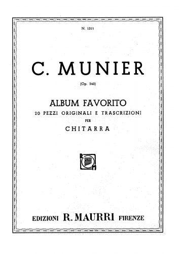 Munier - Album favorito - Score