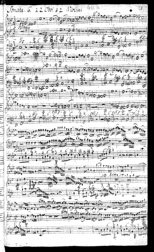 Stölzel - Trio Sonata in C minor, Am.B 411a (4) - Score
