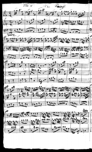 Stölzel - Trio Sonata in E minor, Am.B 411a (9) - Score