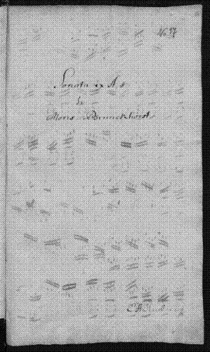 Brunckhorst - Harpsichord Sonata in A major - Score