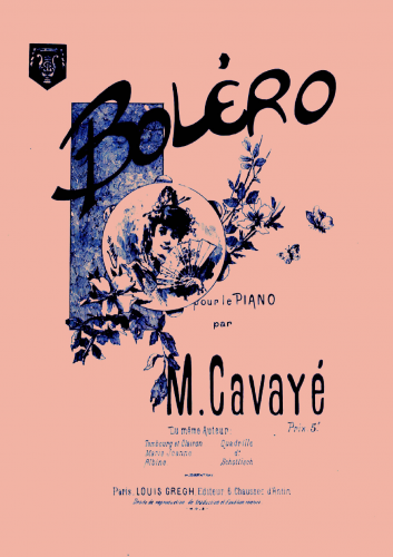 Cavaye - Bolero - Score