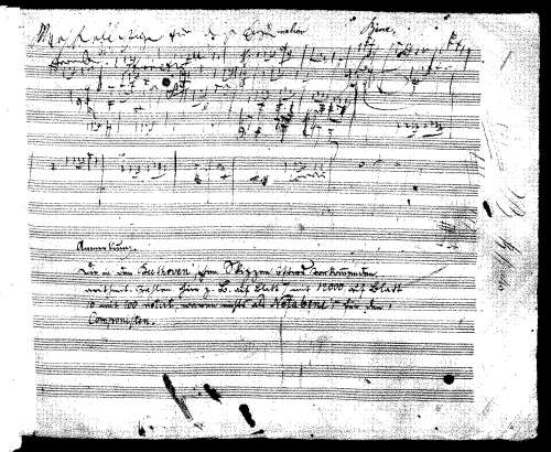 Beethoven - Piano Sonata No. 28 - Sketches