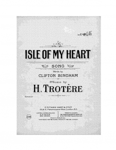 Trotere - Isle of my Heart - Score