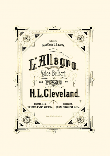 Cleveland - L'Allegro - Score