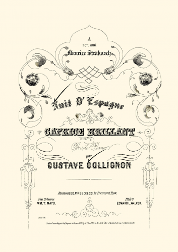 Collignon - Nuit d'Espagne - Score