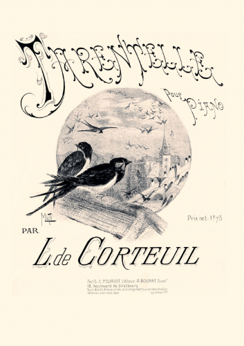 Corteuil - Tarentelle - Score