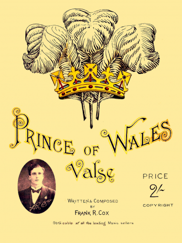 Cox - Prince of Wales Valse - Score