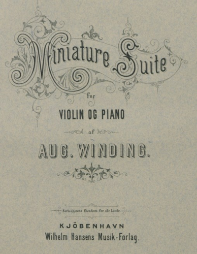 Winding - Miniature Suite - Scores and Parts