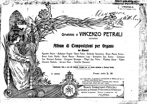 Agostini - Preludio - Organ Scores - Score