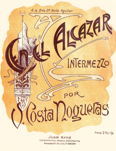 Costa Nogueras - En el Alcazar, Op. 119 - Score