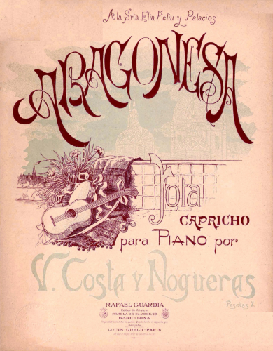 Costa Nogueras - Aragonesa, Op. 148 - Score