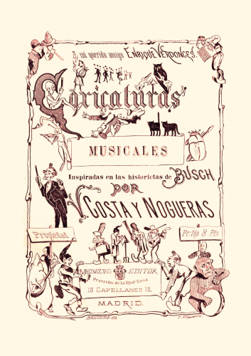 Costa Nogueras - Caricaturas Musicales - Score