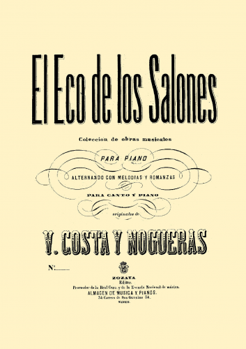 Costa Nogueras - La Góndola - Score