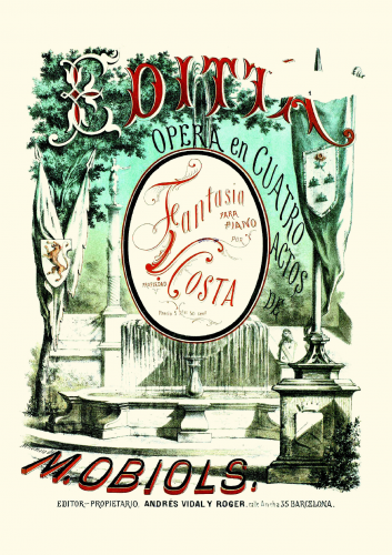 Costa Nogueras - Fantasia sobre motivos de la Opera 'Editta' - Score