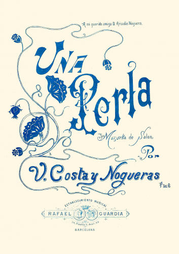 Costa Nogueras - Una Perla - Score