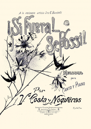 Costa Nogueras - Si fuera! Se fossi! - Score