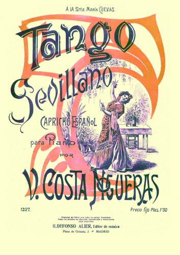 Costa Nogueras - Tango Sevillano - Score