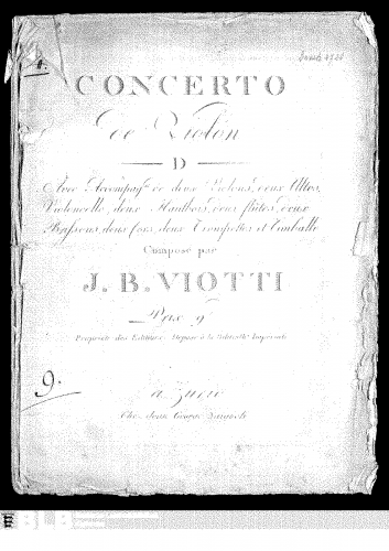 Viotti - Violin Concerto No. 24 - Violin Solo