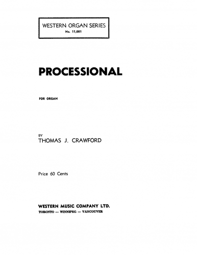 Crawford - Processional - Score