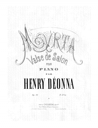 Déonna - Myrta - Score