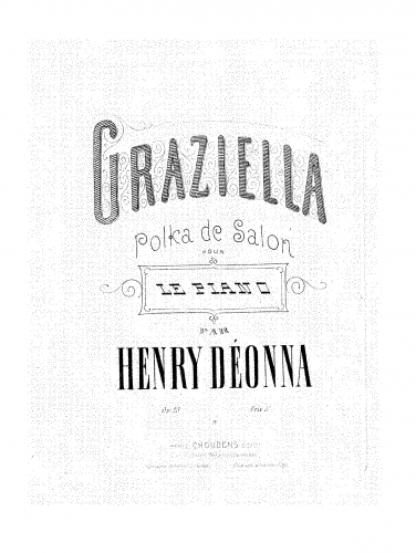 Déonna - Graziella - Score