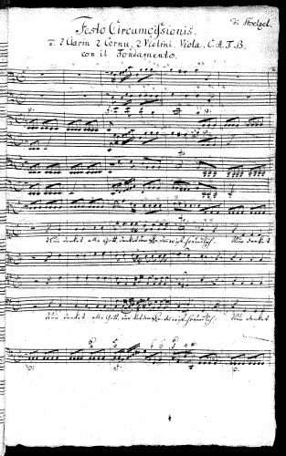 Stölzel - Nun danket alle Gott - I. Chorus - Score