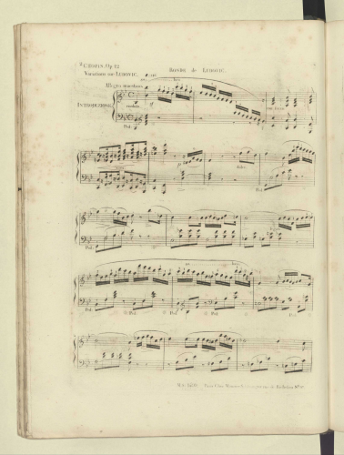 Chopin - Variations brillantes pour le pianoforte sur le rondeau favori "Je vends des scapulaires" de Ludovic de Hérold et Halevy - Piano Score - Score