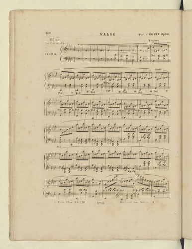 Chopin - Waltz - Piano Score - Score