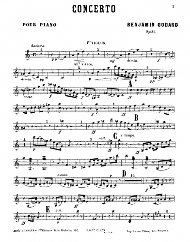 Godard - Piano Concerto