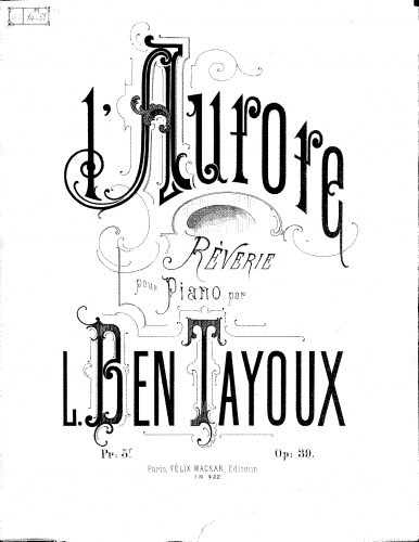 Bentayoux - L'aurore - Score