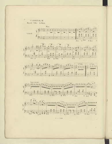 Chopin - Grande valse brillante - Piano Score - Score