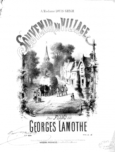 Lamothe - Souvenir du village - Score
