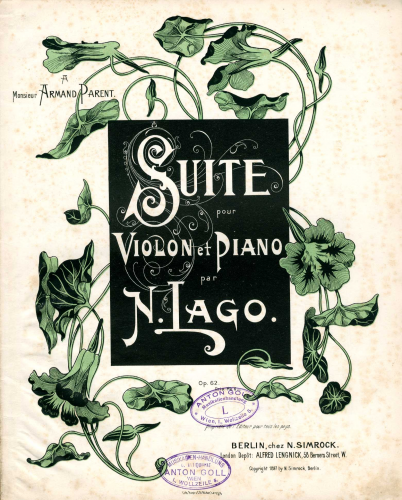 Netzel - Suite - Scores and Parts