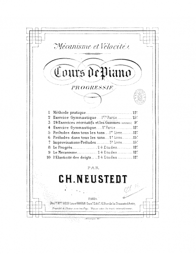 Neustedt - Exercice gymnastique - Score