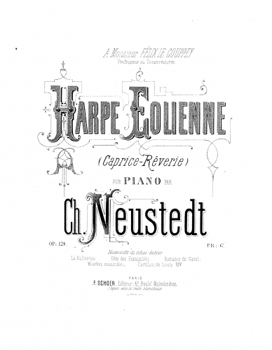 Neustedt - Harpe éolienne - Score