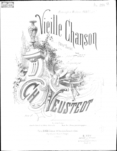 Neustedt - Vieille chanson - Score